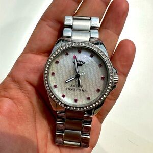 Juicy couture Swarovski Mather pearl stainless steel watch